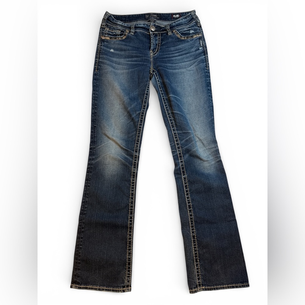 Silver Jeans Suki Slim Boot Dark Wash Size 29x31